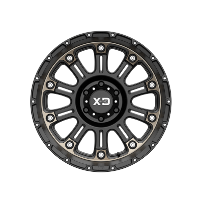 XD SERIES WHEELS - 20 x 12 XD  HOSS II SATIN BLACK MACH W/ DARK TINT - 6X5.5 - 4.77" BS - Image 4