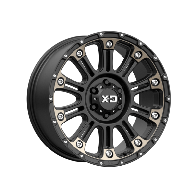 XD SERIES WHEELS - 20 x 9 XD  HOSS II SATIN BLACK MACH W/ DARK TINT - 6X5.5 - 5.71" BS - Image 2