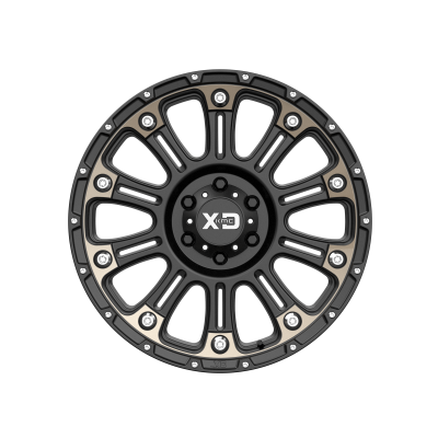 XD SERIES WHEELS - 20 x 9 XD  HOSS II SATIN BLACK MACH W/ DARK TINT - 6X5.5 - 5.71" BS - Image 4