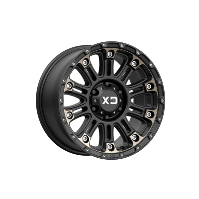 XD SERIES WHEELS - 17 x 9 XD  HOSS II SATIN BLACK MACH W/ DARK TINT - 6X135 - 5.71" BS - Image 2