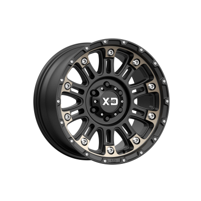 XD SERIES WHEELS - 18 x 9 XD  HOSS II SATIN BLACK MACH W/ DARK TINT - 6X135 - 5" BS - Image 2