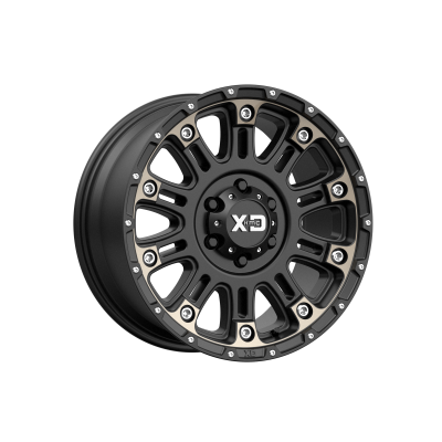 XD SERIES WHEELS - 18 x 9 XD  HOSS II SATIN BLACK MACH W/ DARK TINT - 6X5.5 - 5.71" BS - Image 2