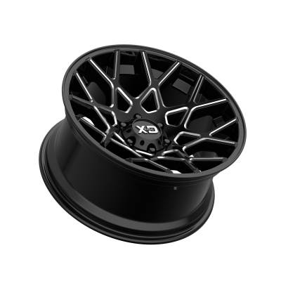 XD SERIES WHEELS - 20 x 10 XD  CHOPSTIX GLOSS BLACK MILLED - 6X135 - 4.56" BS - Image 3