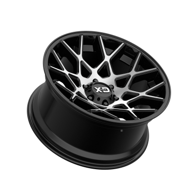 XD SERIES WHEELS - 20 x 10 XD  CHOPSTIX GLOSS BLACK MACHINED - 6X135 - 4.56" BS - Image 3