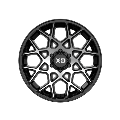 XD SERIES WHEELS - 20 x 10 XD  CHOPSTIX GLOSS BLACK MACHINED - 6X135 - 4.56" BS - Image 4