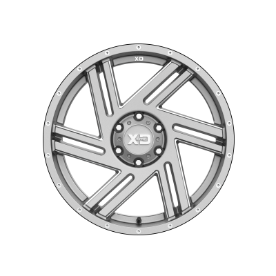 XD SERIES WHEELS - 20 x 9 XD  SWIPE SATIN GRAY MILLED - 6X5.5 - 6.57" BS - Image 4