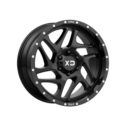 XD SERIES WHEELS - 20 x 9 XD  FURY GLOSS BLACK MILLED - 6X135 - 5.71" BS - Image 2