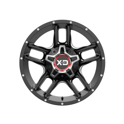 XD SERIES WHEELS - 20 x 9 XD  CLAMP GLOSS BLACK MILLED - 6X135/5.5 - 5.71" BS - Image 4