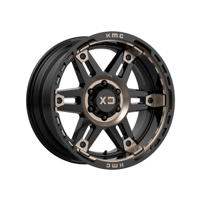 XD SERIES WHEELS - 20 x 10 XD  SPY II SATIN BLACK W/ DARK TINT - 6X135 - 4.79" BS - Image 2