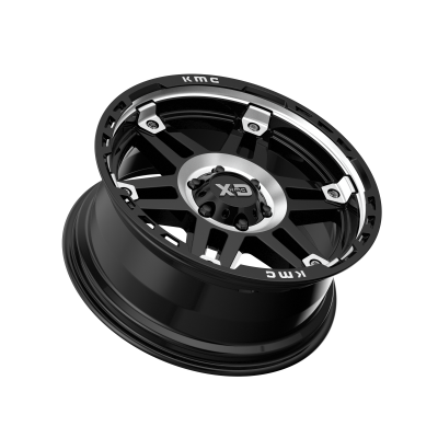 XD SERIES WHEELS - 20 x 9 XD  SPY II GLOSS BLACK MACHINED - 6X135 - 5" BS - Image 3