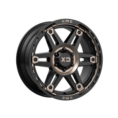 XD SERIES WHEELS - 20 x 9 XD  SPY II SATIN BLACK W/ DARK TINT - 6X5.5 - 5.71" BS - Image 2