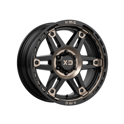 XD SERIES WHEELS - 20 x 9 XD  SPY II SATIN BLACK W/ DARK TINT - 8X6.5 - 5" BS - Image 2