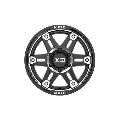 XD SERIES WHEELS - 17 x 8 XD  SPY II GLOSS BLACK MACHINED - 6X135 - 5.21" BS - Image 4