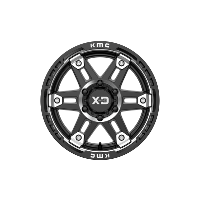 XD SERIES WHEELS - 17 x 9 XD  SPY II GLOSS BLACK MACHINED - 6X5.5 - 4.53" BS - Image 4