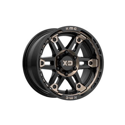 XD SERIES WHEELS - 17 x 9 XD  SPY II SATIN BLACK W/ DARK TINT - 6X5.5 - 4.53" BS - Image 2