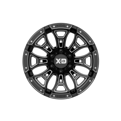 XD SERIES WHEELS - 18 x 10 XD  BONEYARD GLOSS BLACK MILLED - 6X5.5 - 4.79" BS - Image 4