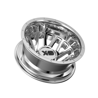 XD SERIES WHEELS - 20 x 8.25 XD  GRENADE DUALLY CHROME - REAR - 8X6.5 - -3.17" BS - Image 3