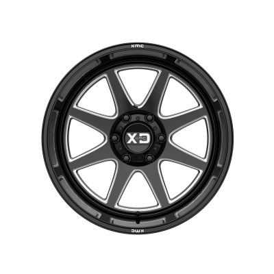 XD SERIES WHEELS - 20 x 12 XD  PIKE GLOSS BLACK MILLED - 6X5.5 - 4.77" BS - Image 4