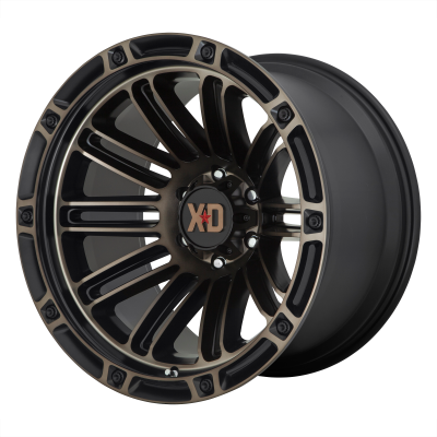 XD SERIES WHEELS - 20 x 9 XD  DOUBLE DEUCE SATIN BLACK W/ DARK TINT - 6X135 - 5" BS - Image 3