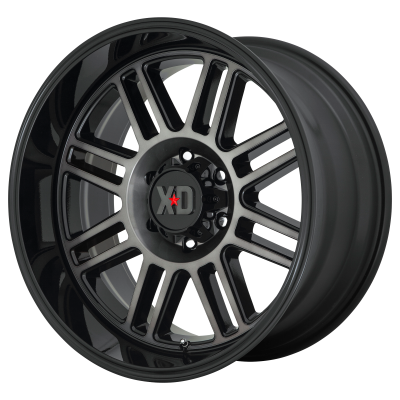 XD SERIES WHEELS - 20 x 10 XD  CAGE GLOSS BLACK W/ GRAY TINT - 6X135 - 4.79" BS - Image 3