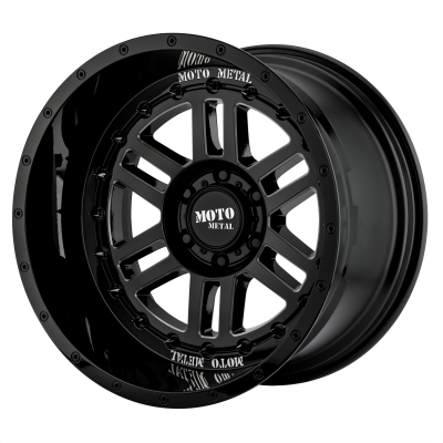 MOTO METAL - 20 x 10 MM DEEP SIX GLOSS BLACK MILLED - 5X5.0 - Image 3