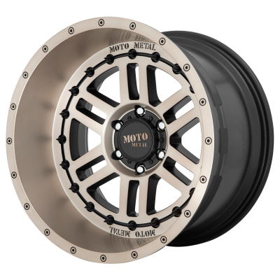 MOTO METAL - 20 x 10 MM DEEP SIX SATIN BLACK W/ BRONZE TINT - 5X5.0 - Image 3