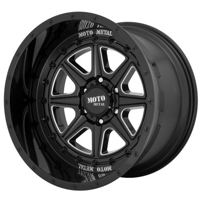 MOTO METAL - 20 x 10 MM PHANTOM GLOSS BLACK MILLED - 5X5.0 - Image 3