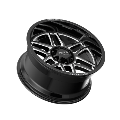 MOTO METAL - 20 x 10 MM FOLSOM GLOSS BLACK MILLED - 6X135 - Image 3