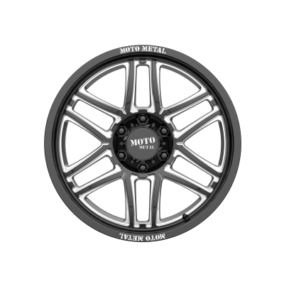 MOTO METAL - 20 x 9 MM FOLSOM GLOSS BLACK MILLED - 6X135 - Image 4