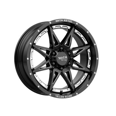 MOTO METAL - 20 x 9 MM HYDRA GLOSS BLACK MILLED - 6X4.5 - Image 2