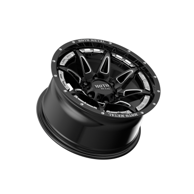 MOTO METAL - 17 x 9 MM HYDRA GLOSS BLACK MILLED - 6X5.5 - Image 3