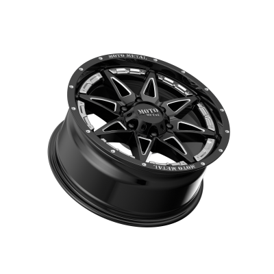 MOTO METAL - 18 x 8.5 MM HYDRA GLOSS BLACK MILLED - 6X4.5 - Image 3