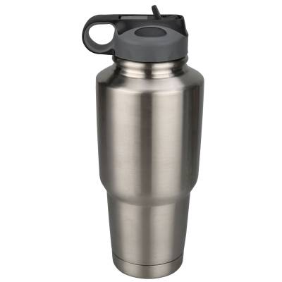 Bulldog Winch - Bulldog 30oz 304 Stainless Tumbler Double Wall W/Screw On Flip Up Straw Lid - Image 3