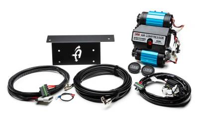 Up Down Air - Compressor Mount & Connection Kit - Jeep Wrangler JK & JL Cargo Area for ARB Dual Air Compressor - Black - Image 2