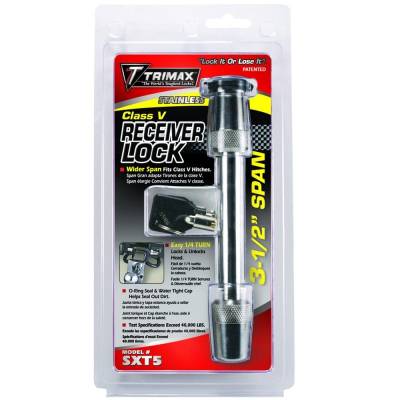 TRIMAX - Receiver Pin, Stainless Steel, 3.5" Wide, Locking Ball Mount - Image 3