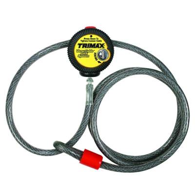 TRIMAX - Security 6' Cable and Lock Combo - 10mm (3/8") Cable - Image 2