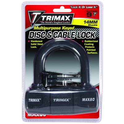 TRIMAX - MAX60 Supermax U-Lock - 2 3/4" x 9/16" Shackle - Image 2