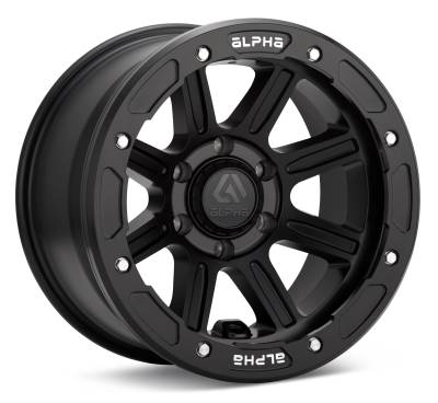 ALPHAequipt Wheel - 17X9 6X135  X COMMANDER +00 CB 87.10 MATTE BLACK/ WITH BLACK STREET LOCK - Image 1