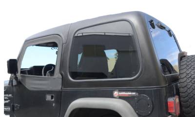 DV8 Offroad - Jeep Hard Top Square Back 2-Piece for 2 Door 96-06 Jeep Wrangler TJ - Image 4