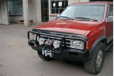 ARB 4x4 Accessories - ARB 4x4 Accessories 3438050 Front Deluxe Bull Bar Winch Mount Bumper - Image 2