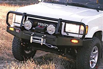 ARB 4x4 Accessories - ARB 4x4 Accessories 3444050 Front Deluxe Bull Bar Winch Mount Bumper - Image 2