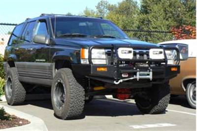 ARB 4x4 Accessories - ARB 4x4 Accessories 3450060 Front Deluxe Bull Bar Winch Mount Bumper - Image 2