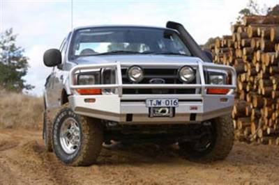 ARB 4x4 Accessories - ARB 4x4 Accessories 3436030 Front Deluxe Bull Bar Winch Mount Bumper - Image 5