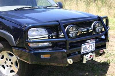 ARB 4x4 Accessories - ARB 4x4 Accessories 3462020 Front Deluxe Bull Bar Winch Mount Bumper - Image 2