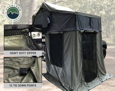 Overland Vehicle Systems - OVS Nomadic 2 Annex - Green Base With Black Floor & Travel Cover - Image 3