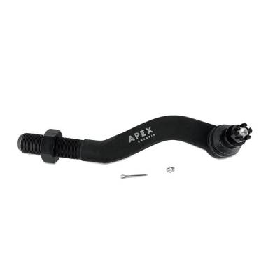 Apex Chassis - Apex Chassis Jeep JL / JT  2.5 Ton Extreme Duty Tie Rod Assembly in Black Aluminum Fits 18-22 Jeep Wrangler 19-21 Gladiator Fits a Dana 30 ax - Image 2