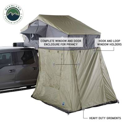 Overland Vehicle Systems - N4E Nomadic 4 Extended Roof Top Tent Annex Room - Image 2