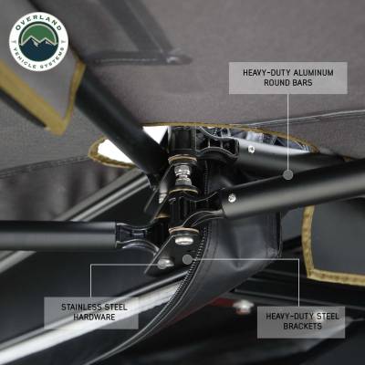 Overland Vehicle Systems - Nomadic 270 LTE Awning, Brackets, 4 Wall Set - Driverside - Image 8