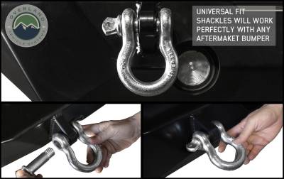 Overland Vehicle Systems - OVS Recovery Recovery Shackle 3/4" 4.75 Ton Zinc - Sold In Pairs - Image 4