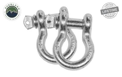 Overland Vehicle Systems - OVS Recovery Recovery Shackle 3/4" 4.75 Ton Zinc - Sold In Pairs - Image 5